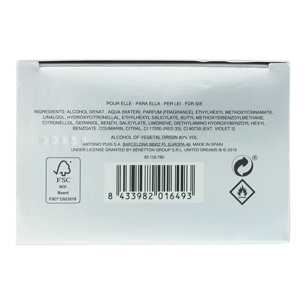 Benetton United Dreams Together For Her Eau de Toilette 80ml