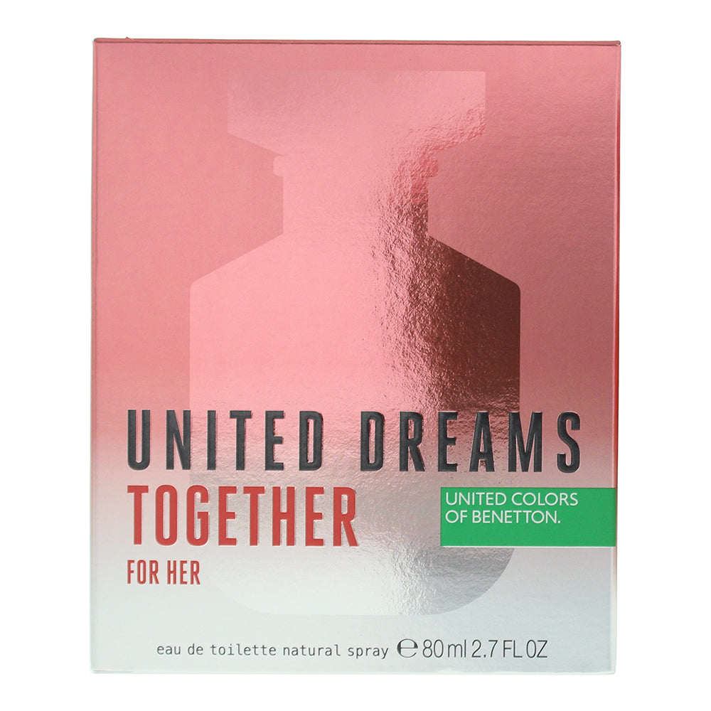 Benetton United Dreams Together For Her Eau de Toilette 80ml - Box
