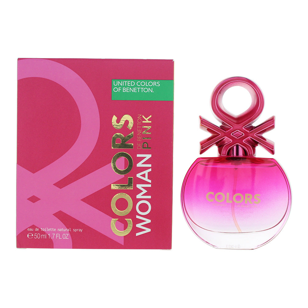 Benetton Colors De Benetton Pink For Her Eau de Toilette 50ml
