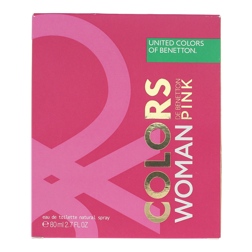 Benetton Colors Woman Pink Eau de Toilette 80ml - Box