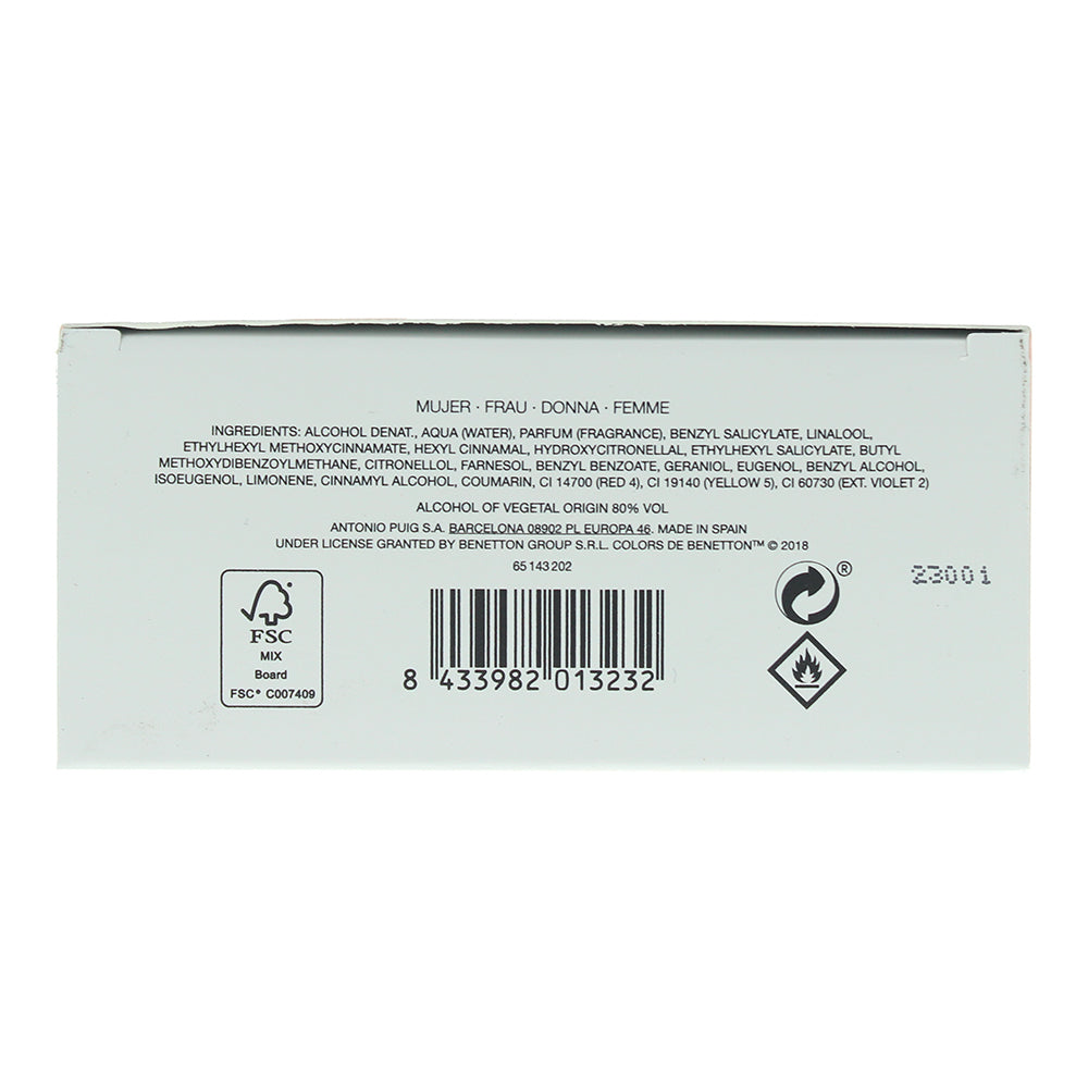 Benetton Colors Woman Rose Eau de Toilette 80ml