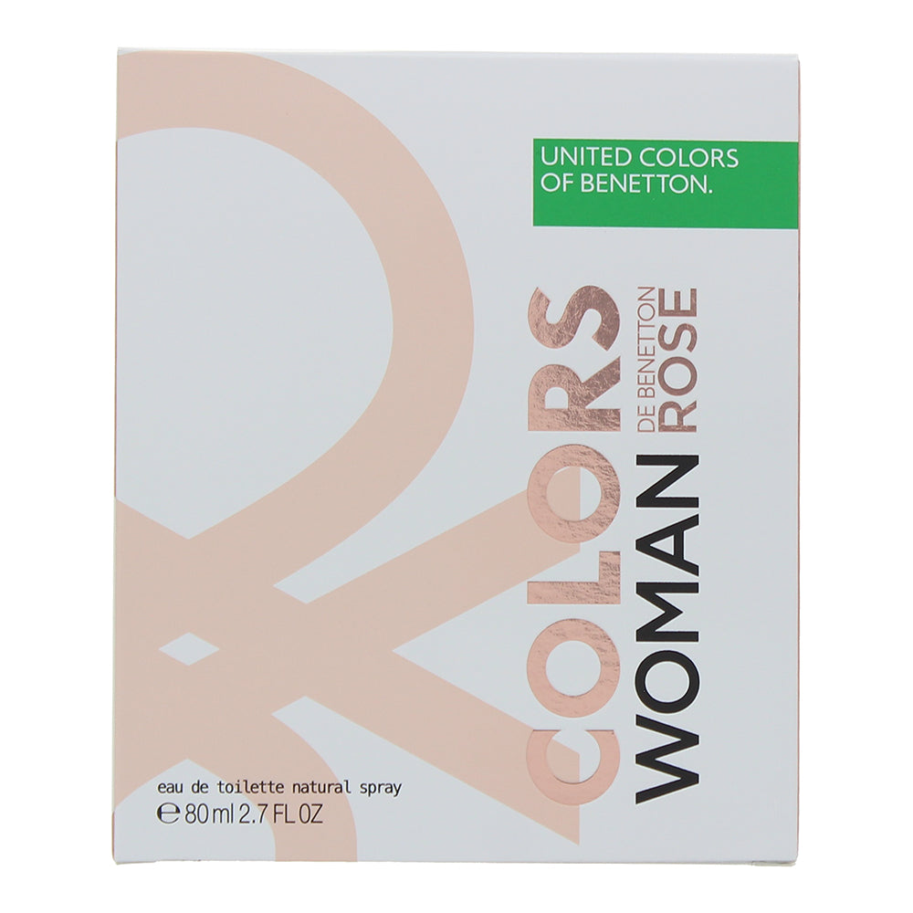 Benetton Colors Woman Rose Eau de Toilette 80ml - Box