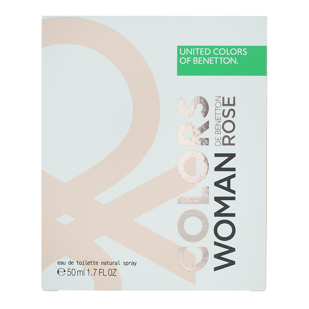 Benetton Colors Woman Rose Eau de Toilette 50ml - Box
