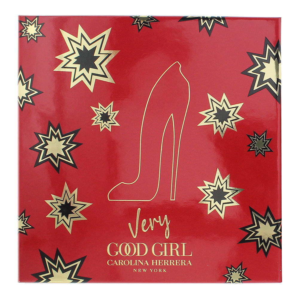 Carolina Herrera Very Good Girl 3 Piece Gift Set: Eau de Parfum 80ml - Body Loti - Box