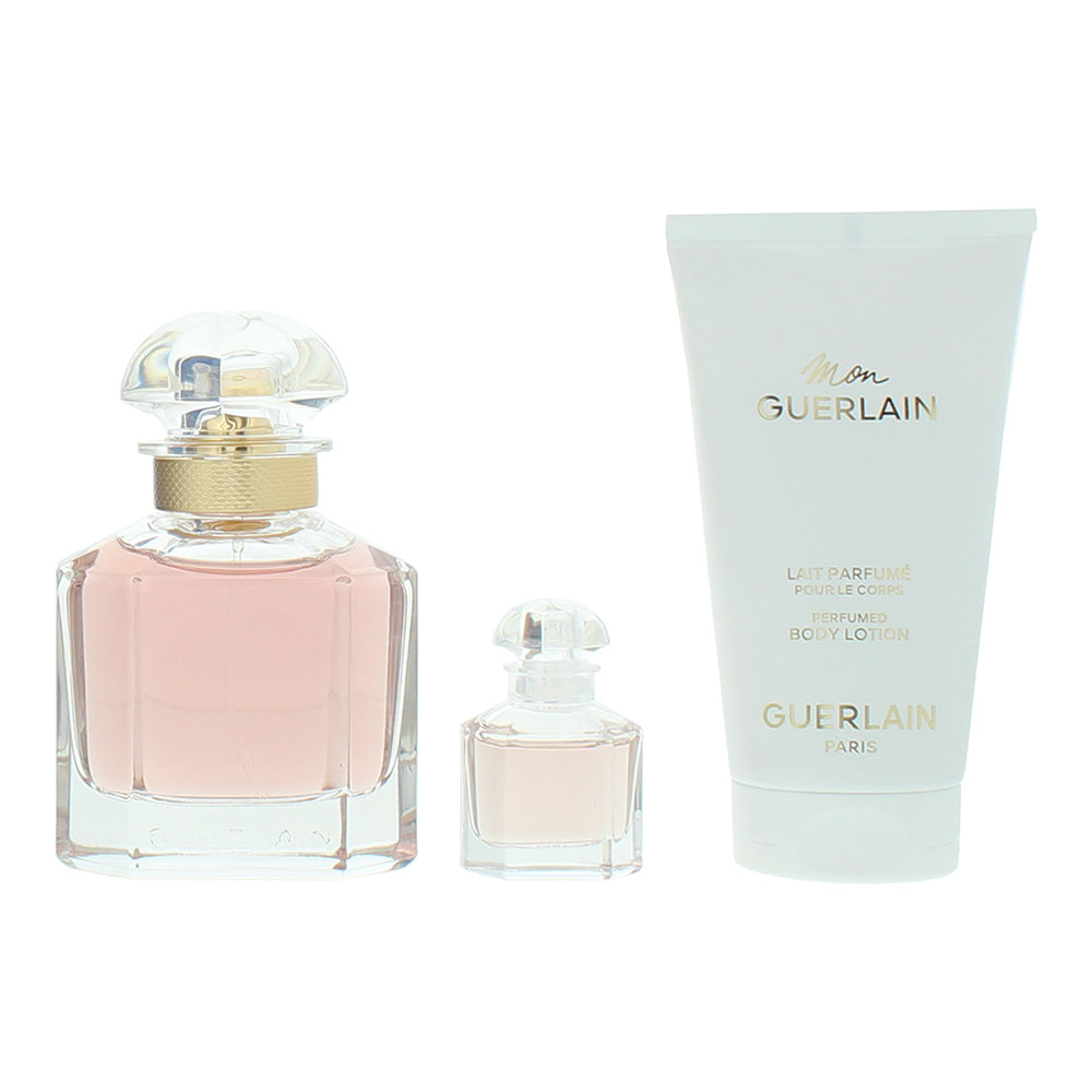 Guerlain Mon Guerlain 3 Piece Gift Set: Eau de Parfum 50ml - Eau de Parfum 5ml   - Product