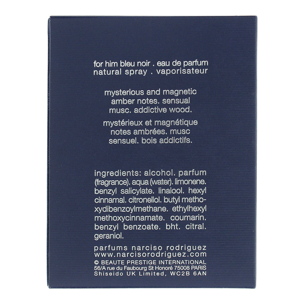 Narciso Rodriguez For Him Blue Noir Eau de Parfum 50ml
