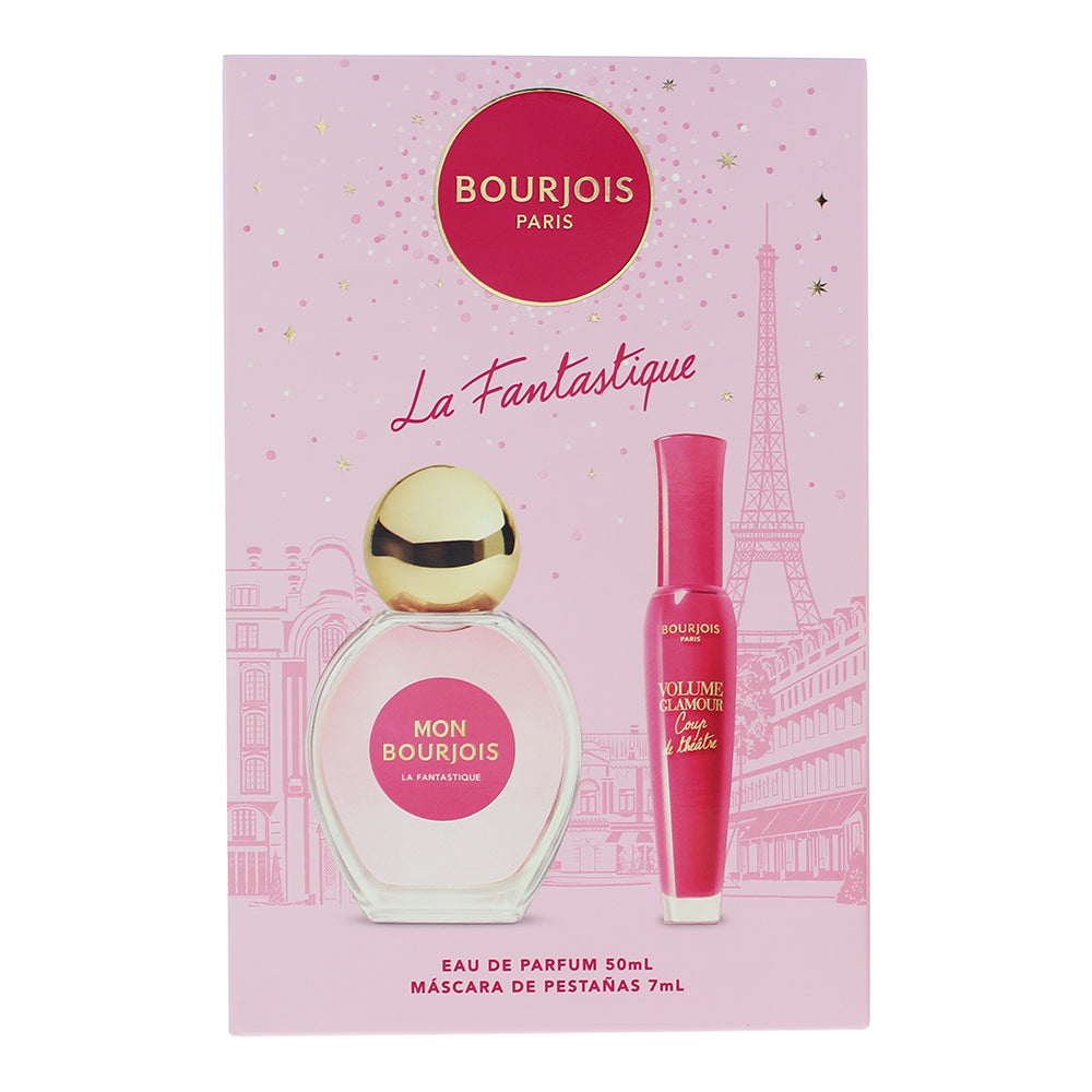 Bourjois La Fantastique 2 Piece Gift Set: Eau de Parfum 50ml - Mascara 7ml - Box