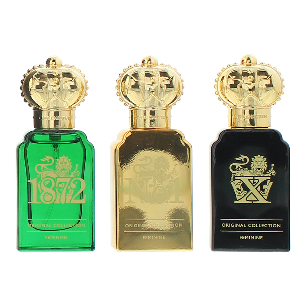 Clive Christian Original Collection 3 Piece Gift Set:  1872 Parfum 10ml - No1. P - Product