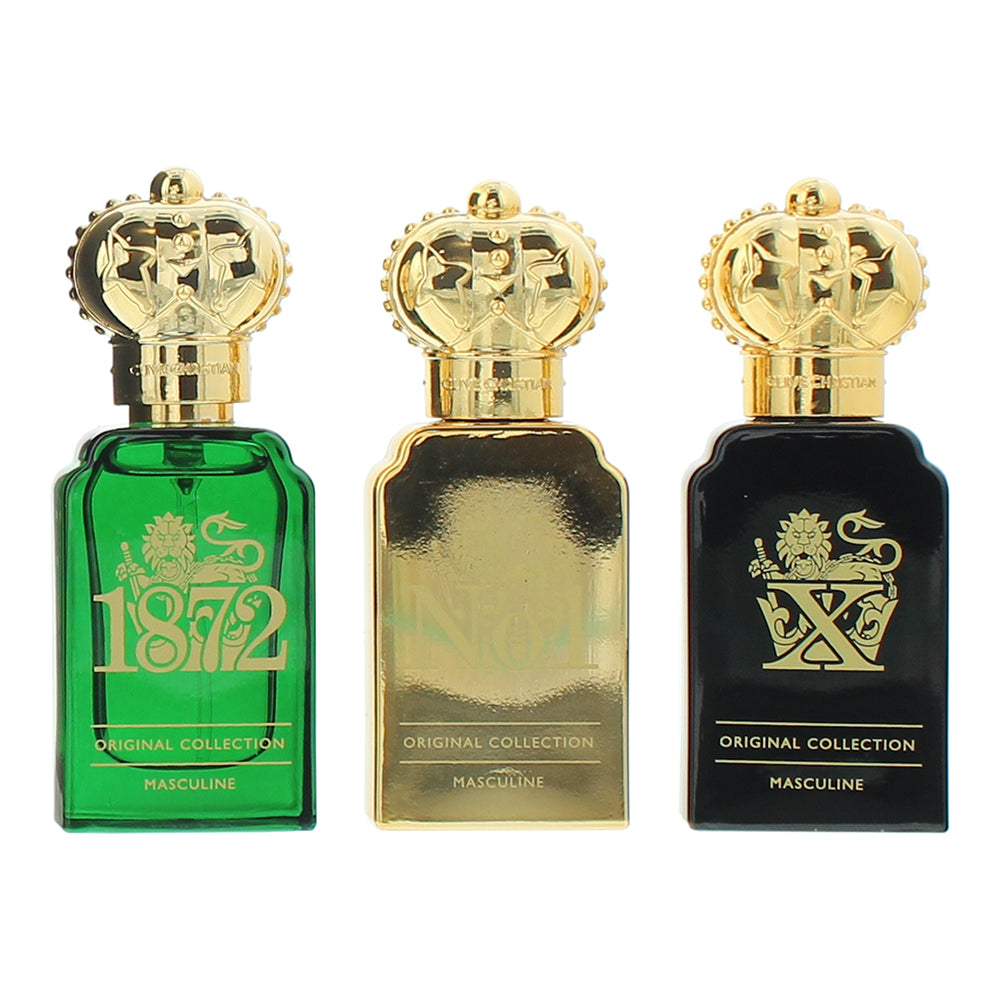 Clive Christian Original Collection 3 Piece Gift Set: 1872 Parfum 10ml - No1. Pa - Product