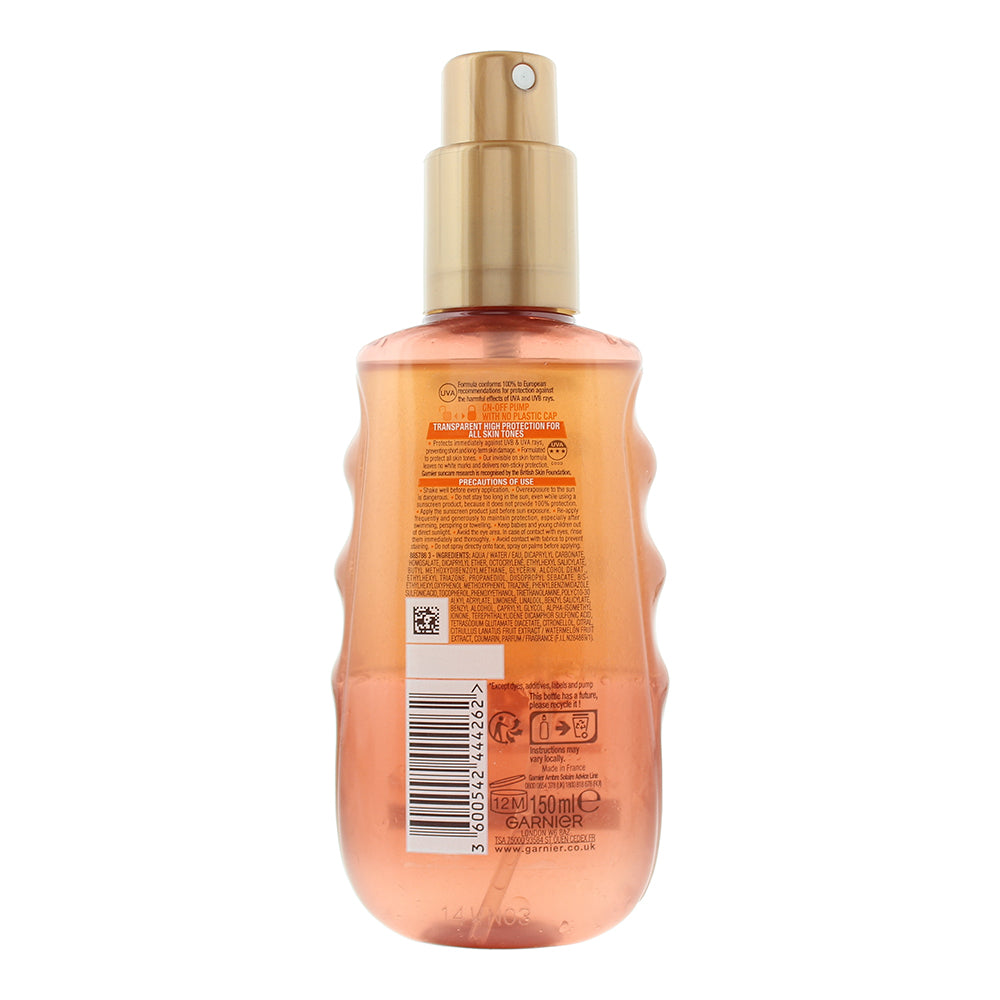Garnier Ambre Solaire Invisible Protect Glow SPF 30 Spray 150ml