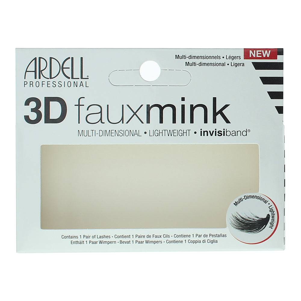 Ardell Faux Mink 3D 857 Black Eye Lashes - Box