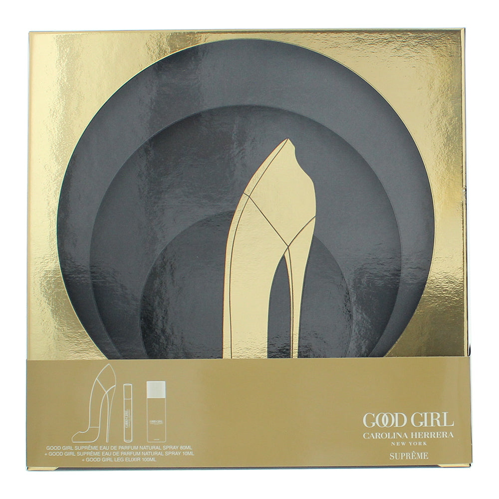 Carolina Herrera Good Girl 3 Piece Gift Set: Eau de Parfum Suprême 80ml - Eau de - Box