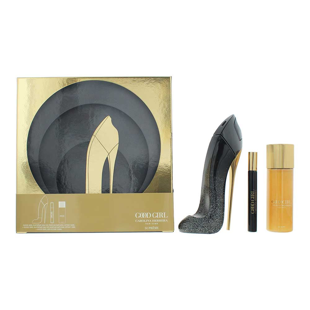 Carolina Herrera Good Girl 3 Piece Gift Set: Eau de Parfum Suprême 80ml - Eau de