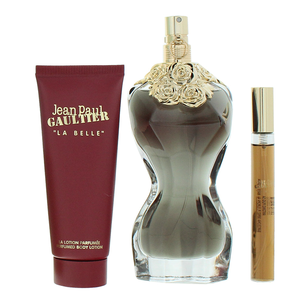 Jean Paul Gaultier La Belle 3 Piece Gift Set: Eau de Parfum 100ml - Eau de Parfu - Product