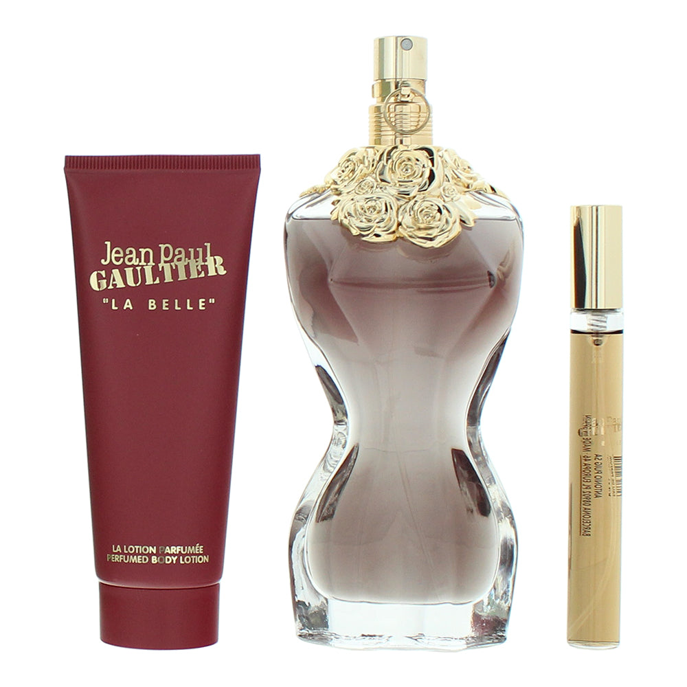 Jean Paul Gaultier La Belle 3 Piece Gift Set: Eau de Parfum 100ml - Eau de Parfu - Product
