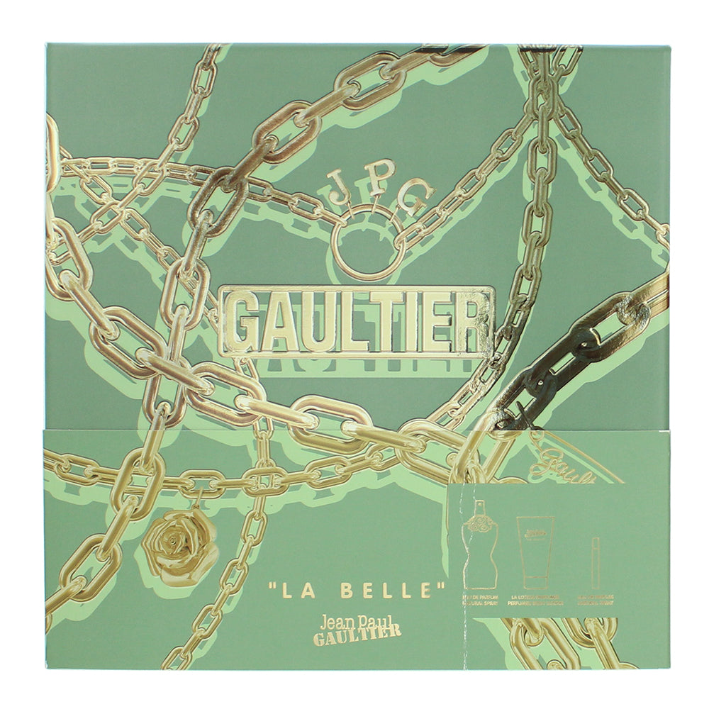 Jean Paul Gaultier La Belle 3 Piece Gift Set: Eau de Parfum 100ml - Eau de Parfu - Box