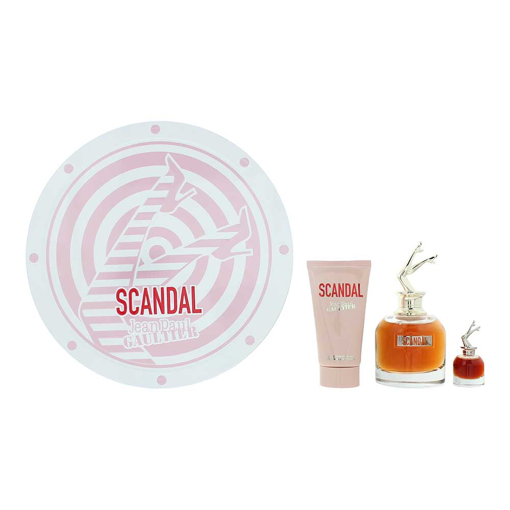 Jean Paul Gaultier Scandal 3 Piece Gift Set: Eau de Parfum 50ml - Body Lotion 75