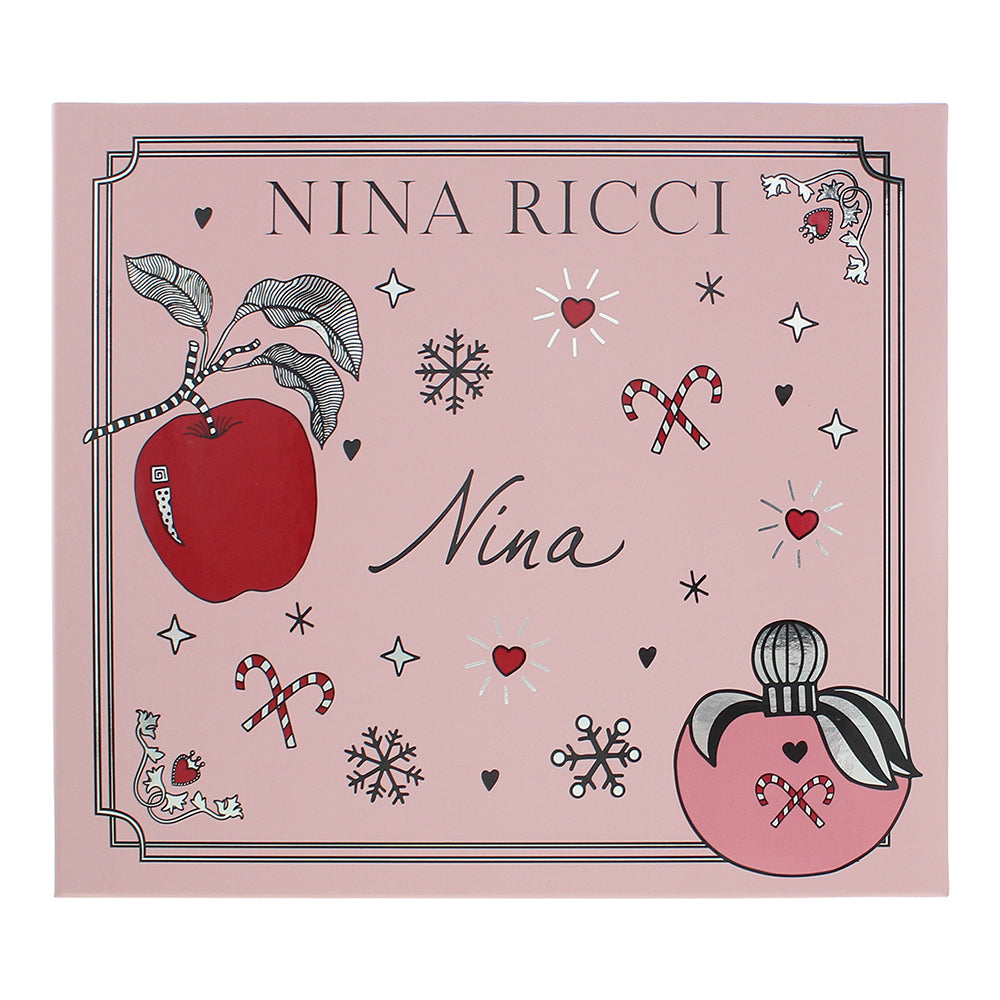 Nina Ricci Nina 3 Piece Gift Set: Eau de Toilette 80ml - Rollerball 10ml - Body 