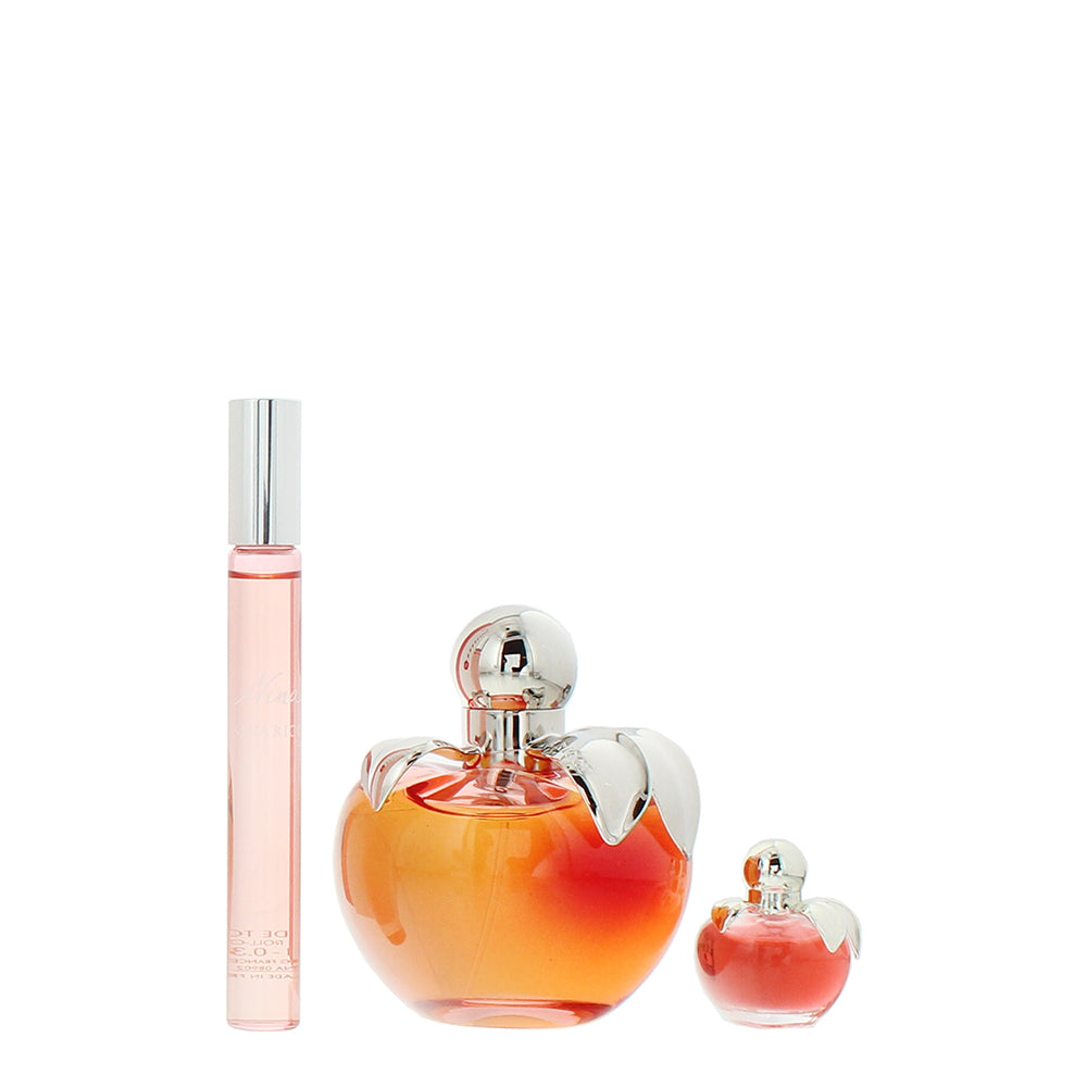 Nina Ricci Nina 3 Piece Gift Set: Eau de Toilette 80ml - Rollerball 10ml - Eau d - Product