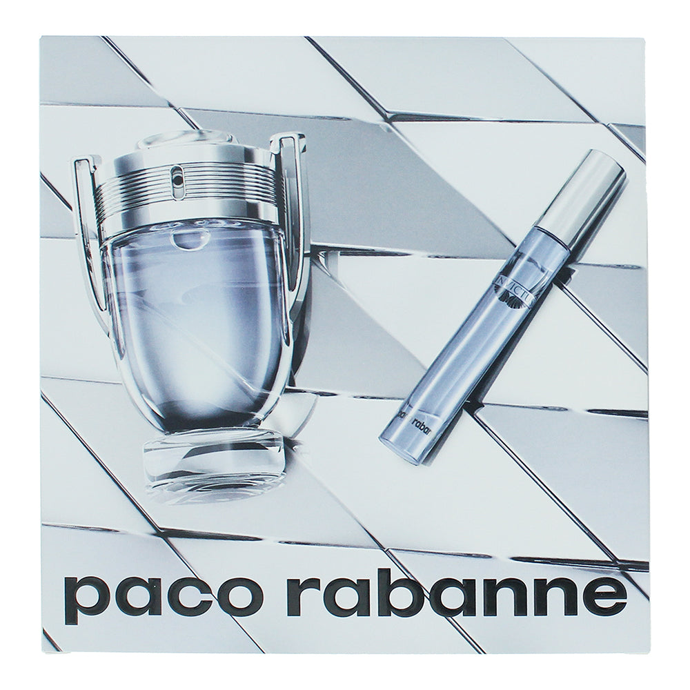 Paco Rabanne Invictus 2 Piece Gift Set: Eau de Toilette 100ml - Eau de Toilette  - Box