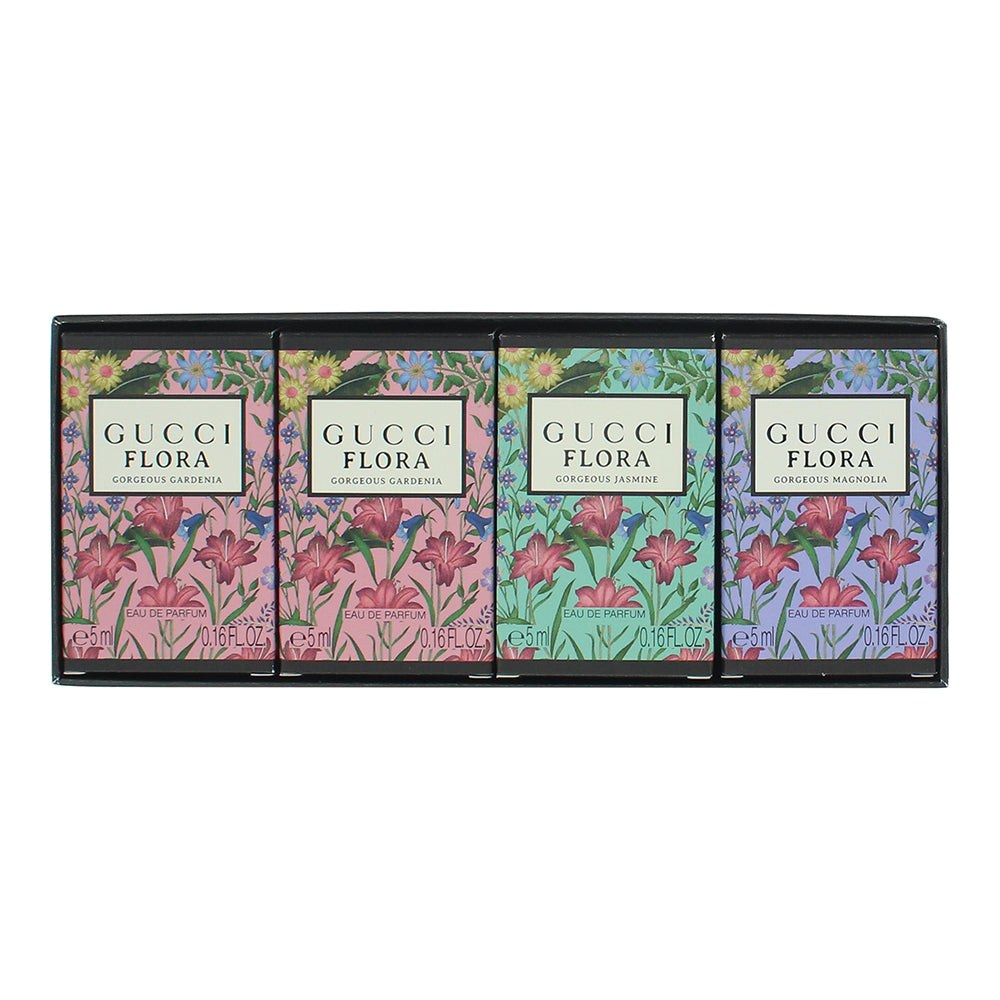 Gucci Flora Eau de Parfum 4 Piece Gift Set: Eau de Parfum Flora Gorgeous Gardeni - Box
