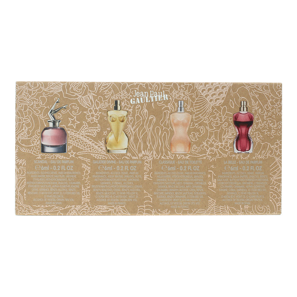 Jean Paul Gaultier 4 Piece Gift Set: Eau De Parfum La Belle 6ml - Eau De Parfum  - Ingredients