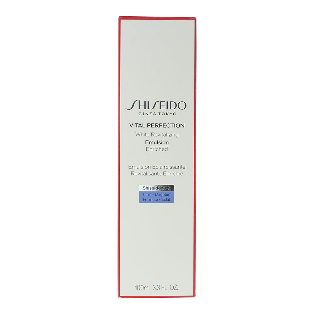 Shiseido Vital Perfection White Revitalizing Emulsion 100ml - Box