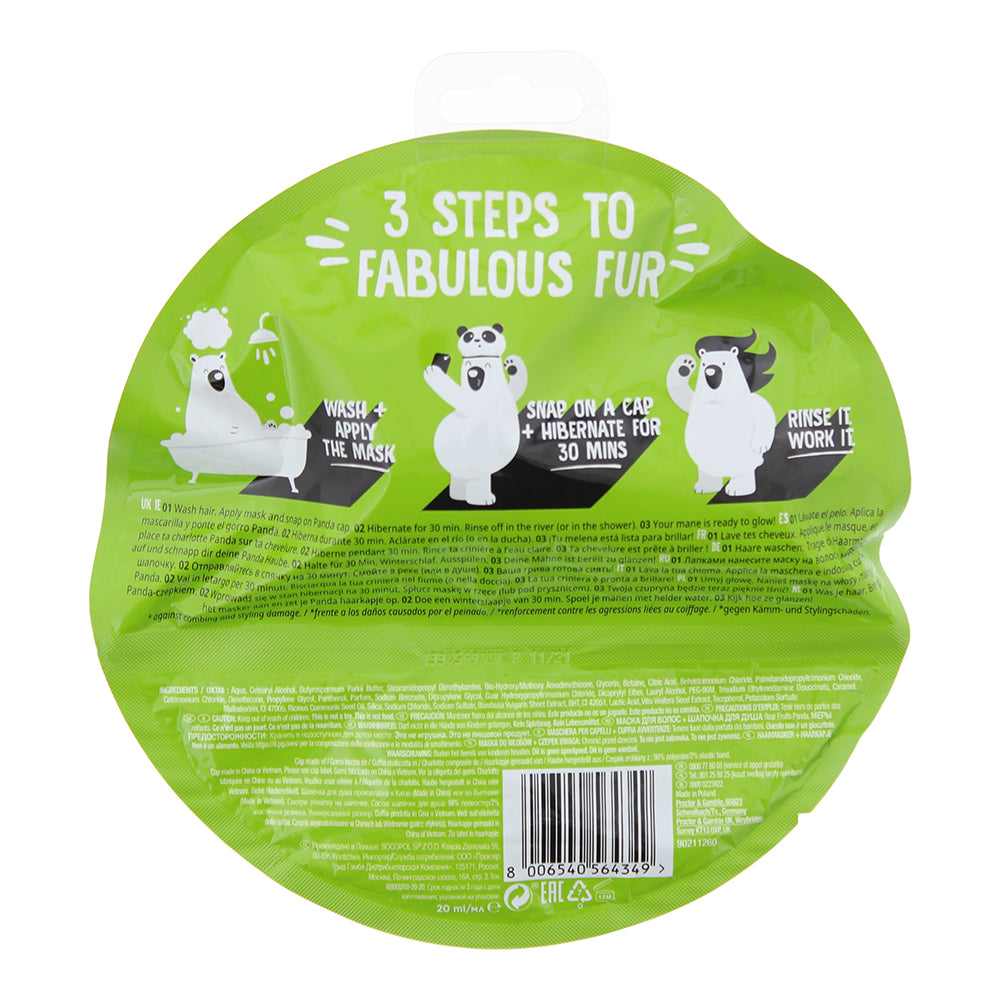 Bear Fruits Bamboo Panda Strength + Lengths Cap + Hair Mask 20ml