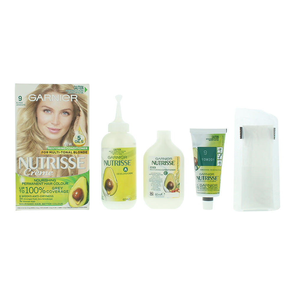 Garnier Nutrisse Crème 9.0 Light Blonde Hair Colour 160ml