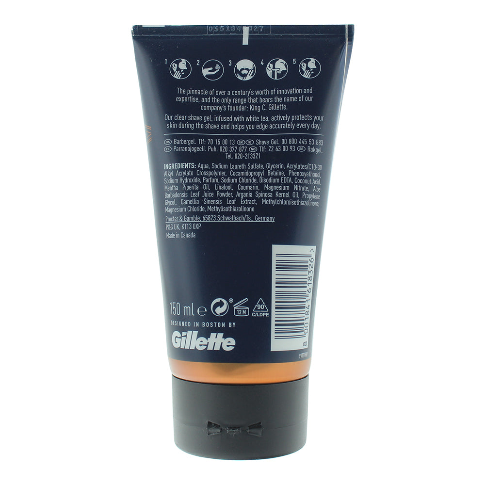 King C Gillette Transparent Shave Gel 150ml