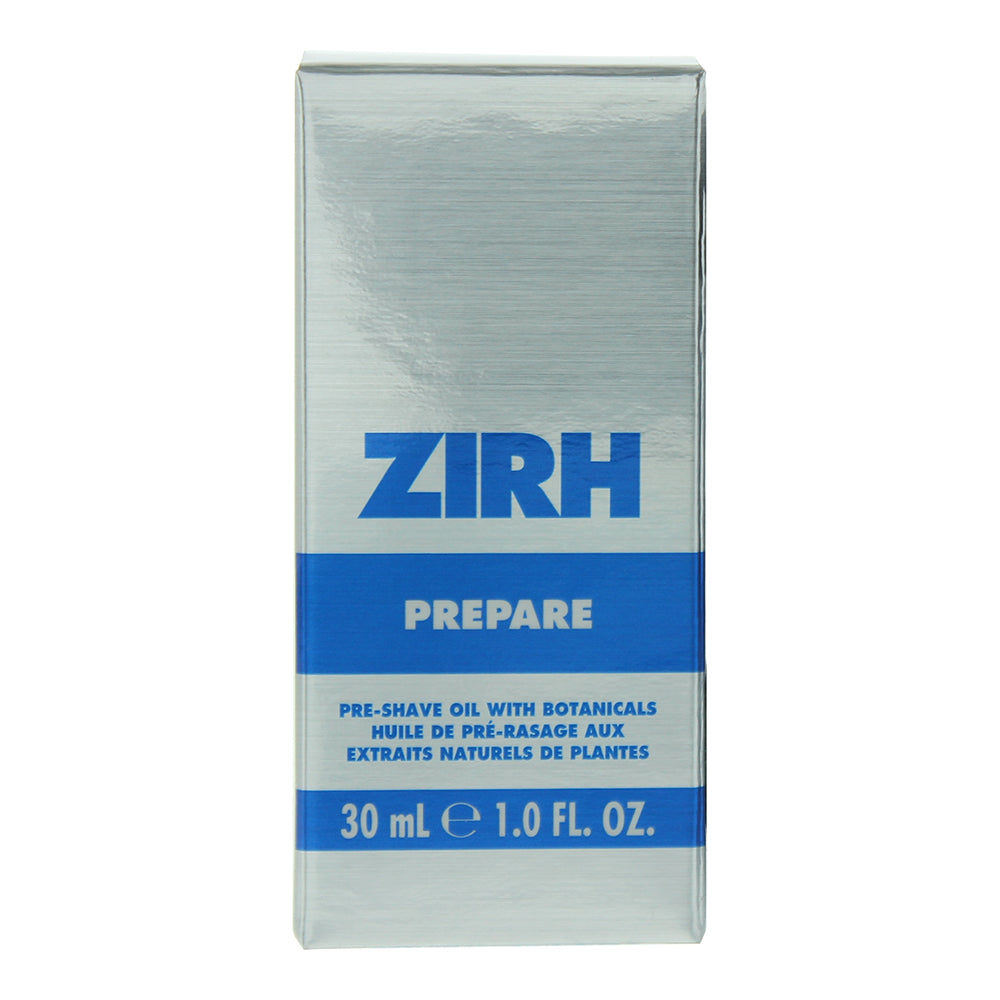 Zirh Prepare Botanical Pre-Shave Oil 30ml - Box