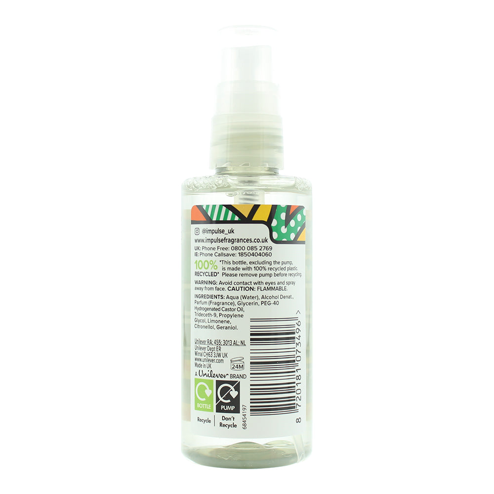 Impulse Tropic Twist Body Mist 100ml