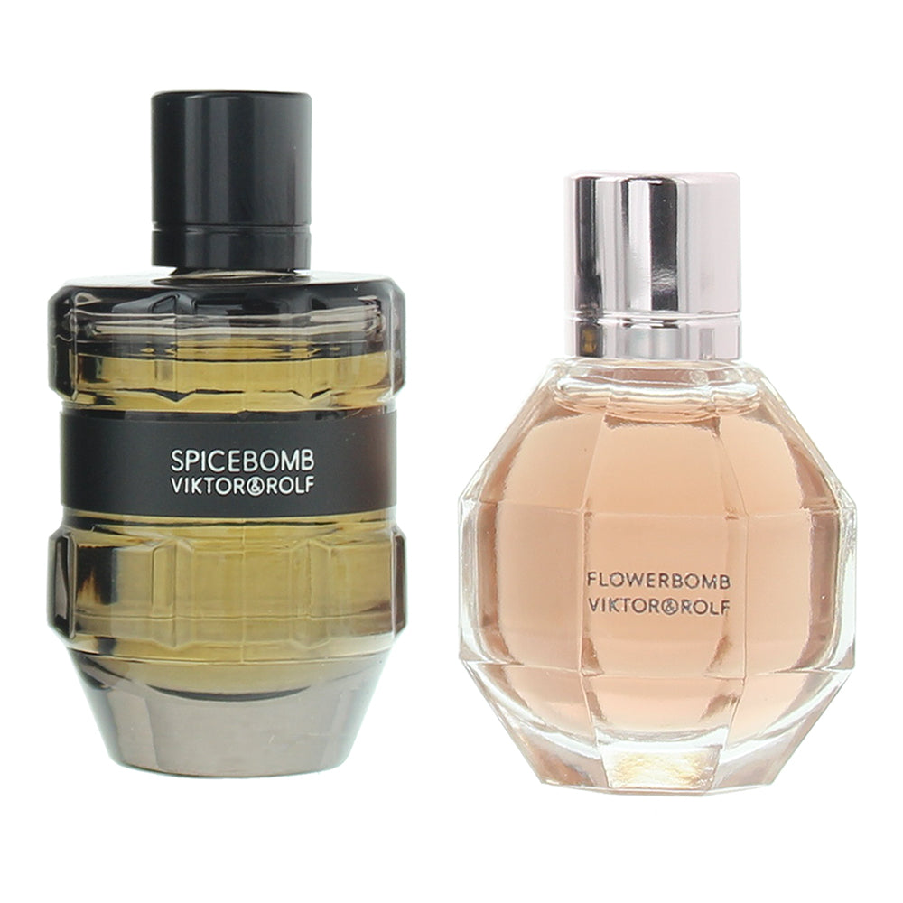 Viktor & Rolf Flowerbomb 2 Piece Gift Set: Flowerbomb Eau de Parfum 7ml - Spiceb - Product