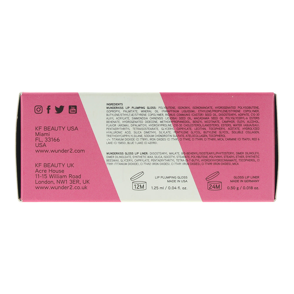 Wunder 2 Your Jet Set Lips! Duo Lipliner 0.50g & Lip Gloss 1.25g