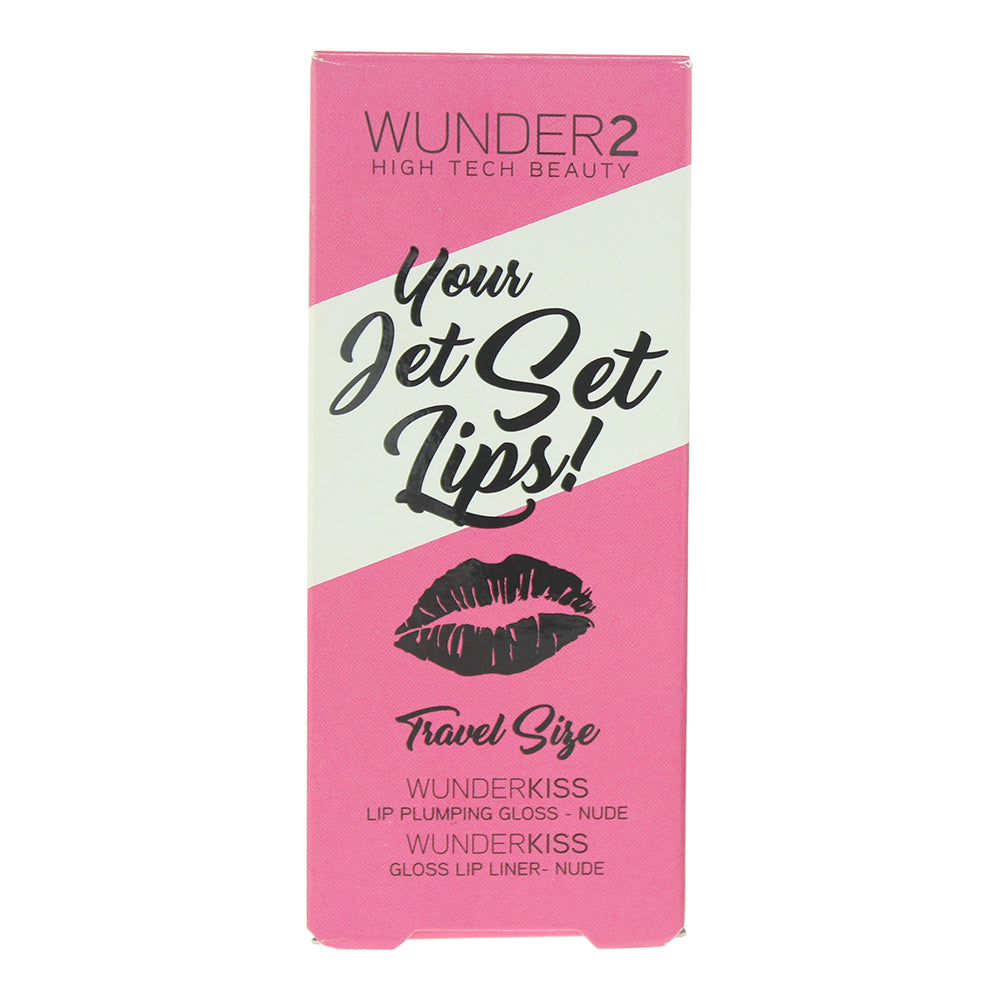 Wunder 2 Your Jet Set Lips! Duo Lipliner 0.50g & Lip Gloss 1.25g - Box