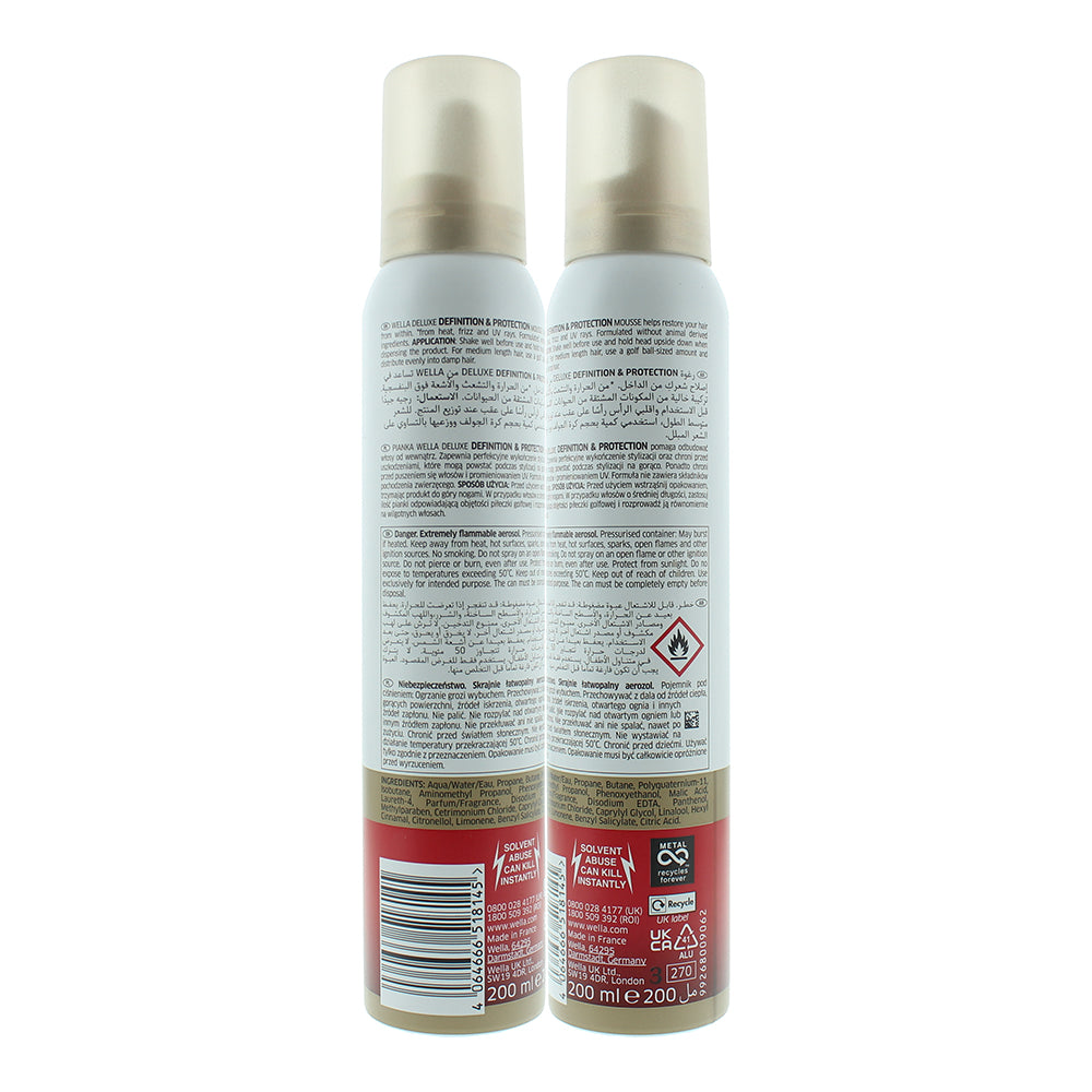 Wella Deluxe Definition & Protection Mousse 200ml