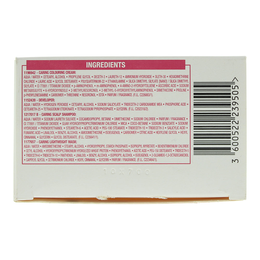 L'Oreal Excellence Crème 8.3 Natural Golden Blonde Hair Colour 192ml - Ingredients