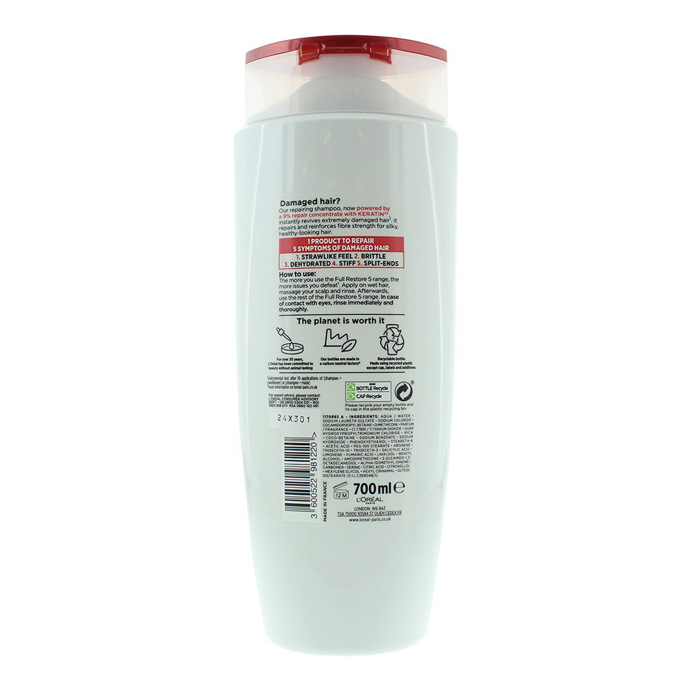 L'oreal Elvive Full Restore 5 Repairing Shampoo 700ml