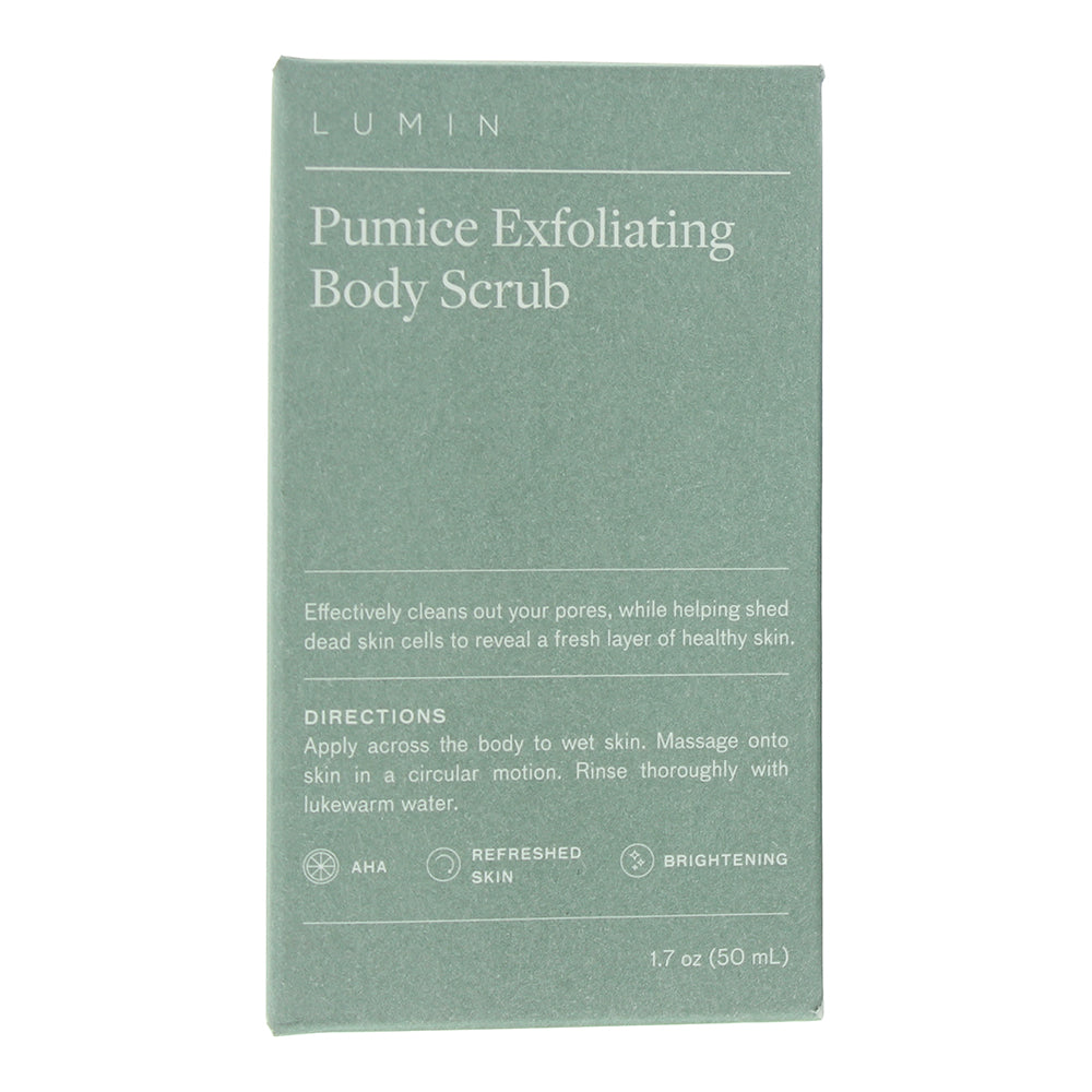 Lumin Pumice Exfoliating Body Scrub 50ml - Box