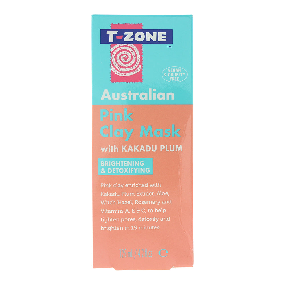 T-Zone Australian Pink Clay Mask 125ml - Box
