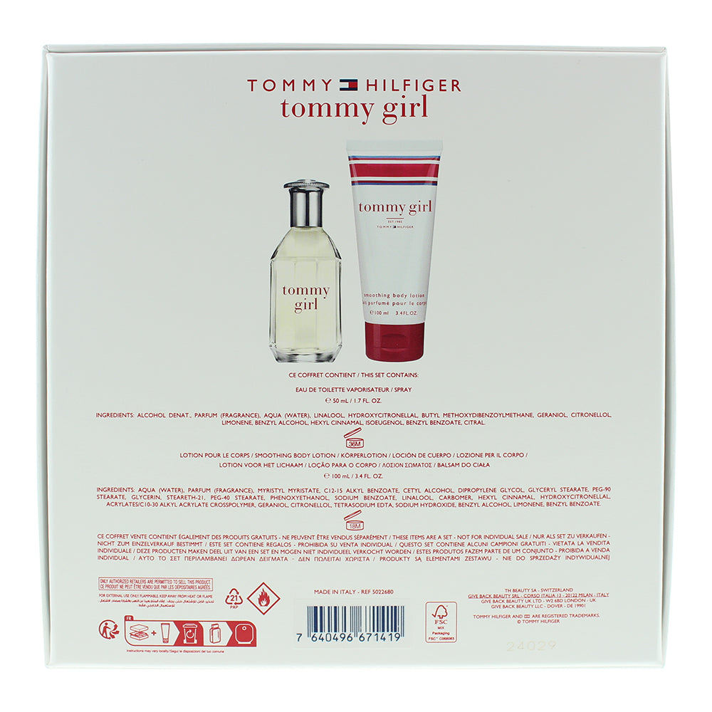 Tommy Hilfiger Tommy Girl 2 Piece Gift Set: Eau de Toilette 50ml - Body Lotion 1