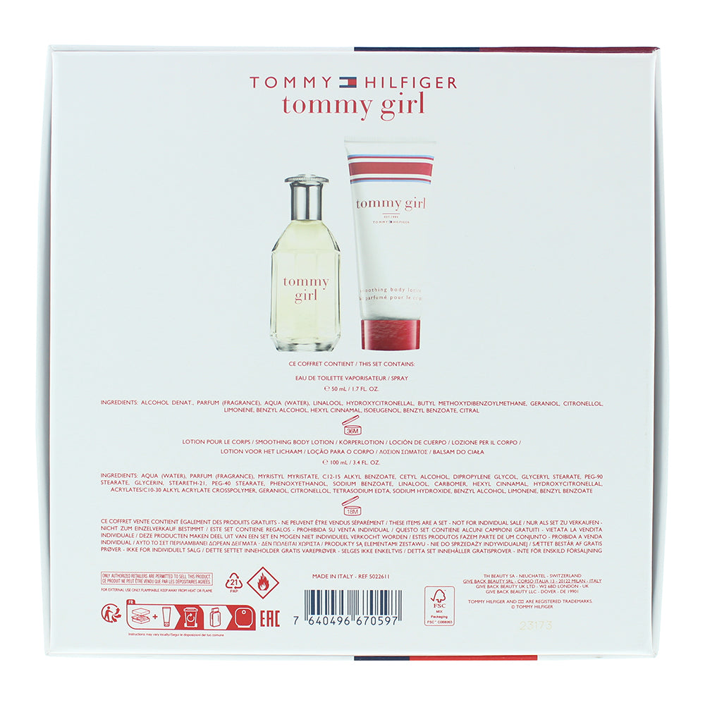 Tommy Hilfiger Tommy Girl 2 Piece Gift Set: Eau de Toilette 50ml - Body Lotion 1