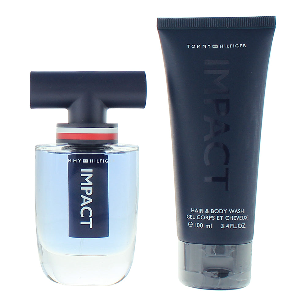 Tommy Hilfiger Impact 2 Piece Gift Set: Eau de Toilette 50ml - Body Wash 100ml - Product