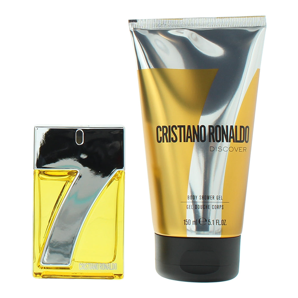 Cristiano Ronaldo Cr7 Discover 2 Piece Gift Set: Eau de Toilette 30ml - Shower G - Product