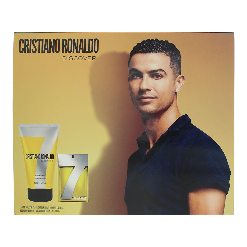 Cristiano Ronaldo Cr7 Discover 2 Piece Gift Set: Eau de Toilette 30ml - Shower G - Box