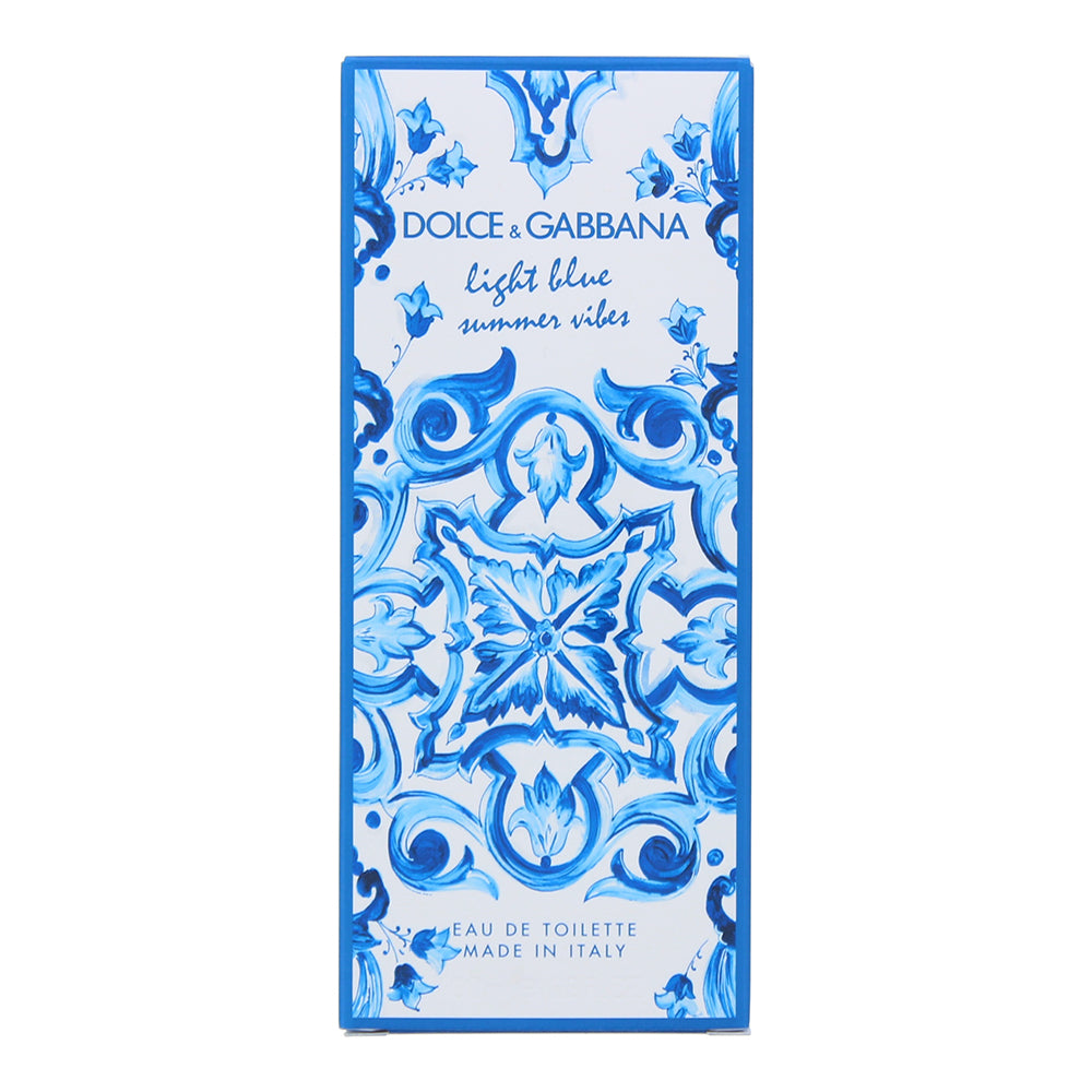 Dolce & Gabbana Light Blue Summer Vibes Eau de Toilette 100ml - Box