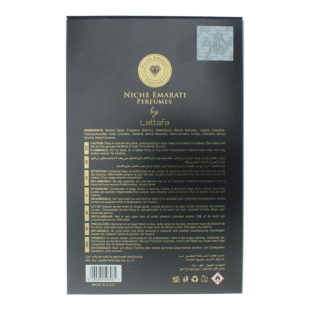 Lattafa Niche Emarati Remas Eau De Parfum 100ml