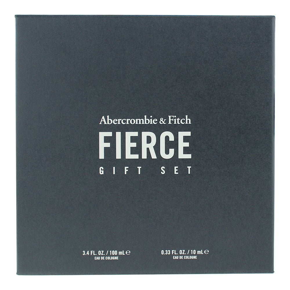 Abercrombie & Fitch Fierce 2 Piece Gift Set: Eau de Cologne 100ml - Eau de Colog - Box