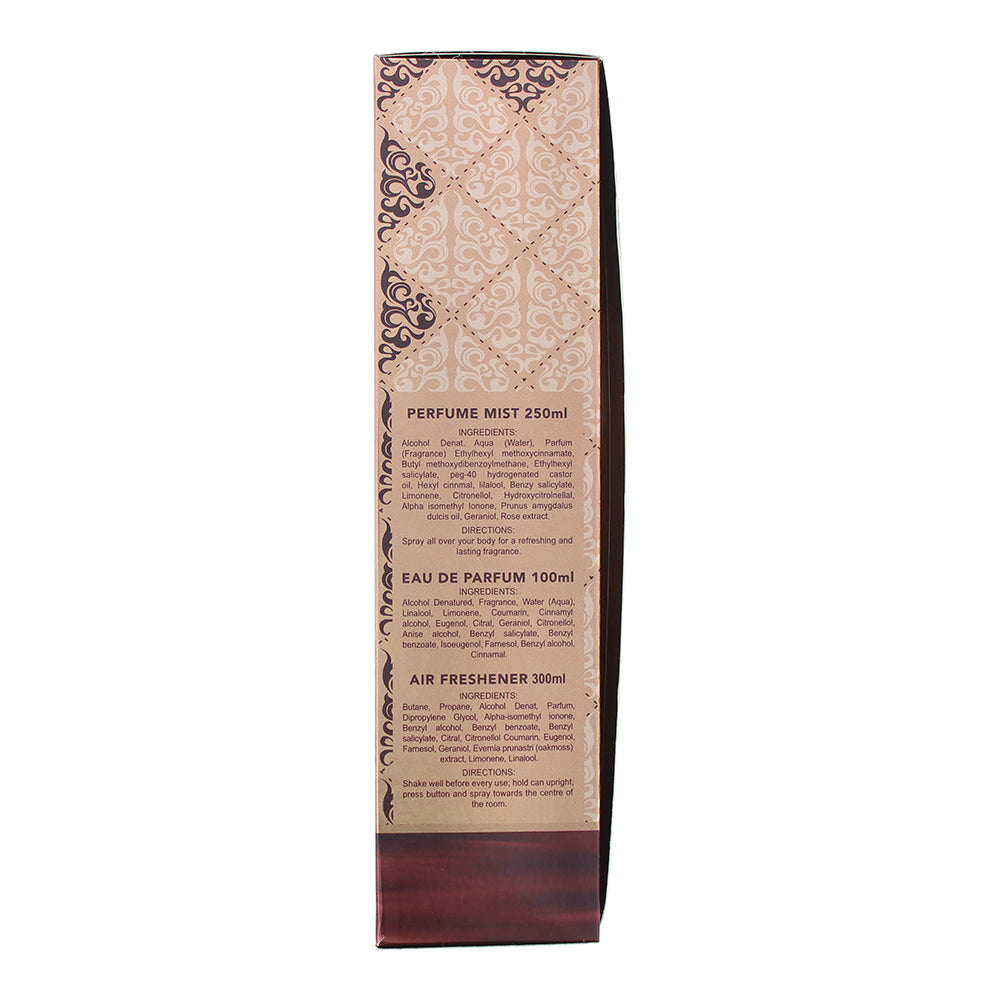 Ard Al Zaafaran Sham Al Emarat Khususi 3 Piece Gift Set: Eau De Parfum 100ml - Perfume Mist 250ml - Air Freshener 300ml