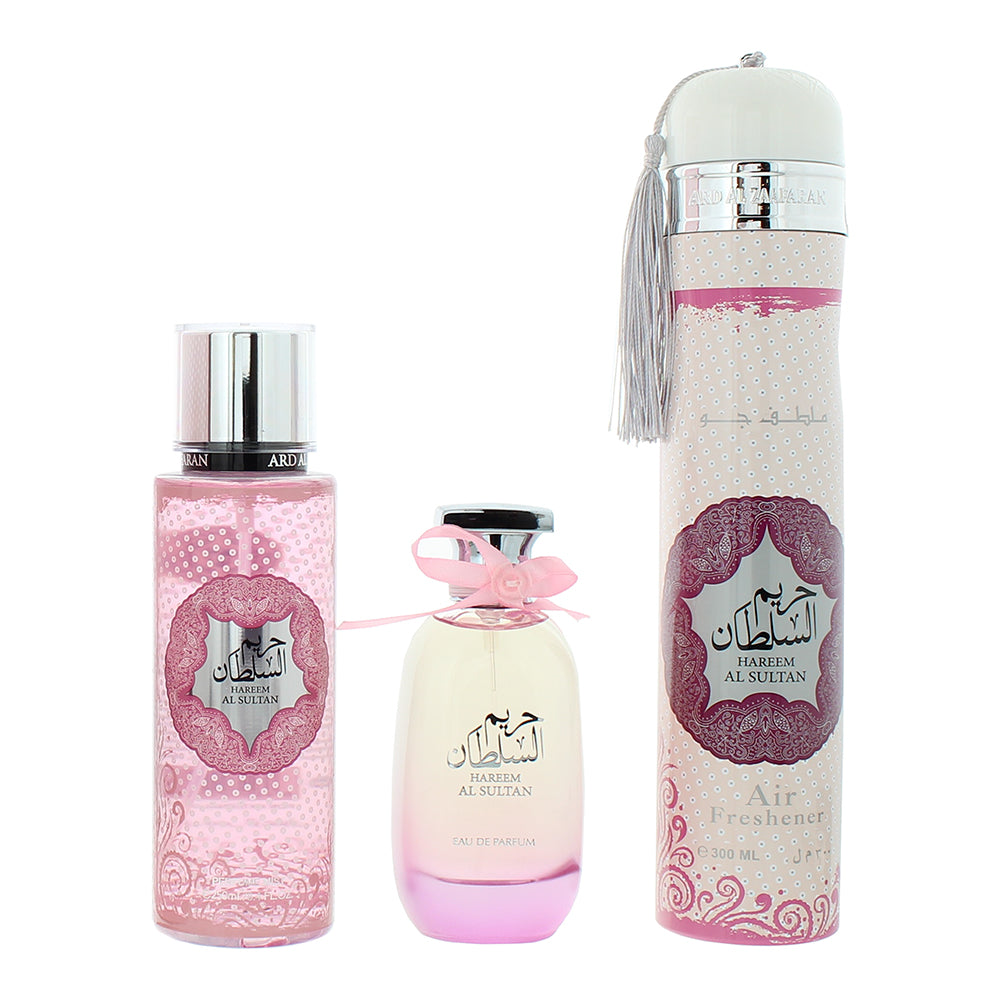 Ard Al Zaafaran Hareem Al Sultan 3 Piece Gift Set: Eau de Parfum 100ml - Perfume - Product